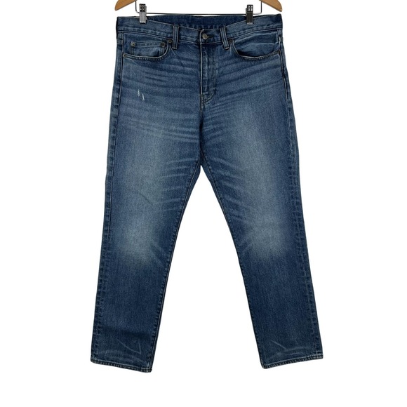 J. Crew Other - J Crew 770 Jean Men 34x30 Straight Fit Dark Wash Blue Classic Denim‎ J.Crew
